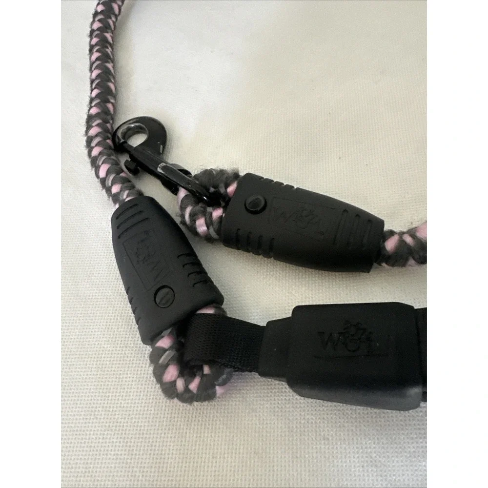 Wigzi Flex Walk Heavy Duty Dog‎ Leash. 360 Flexible Silicon Handle. 6' Foot